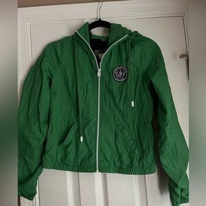 Abercrombie & Fitch Girl’s Green Raincoat with Hood Size S